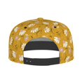 thumbnail image 4 of Balery Baseball Cap Flat Bill Hats for Men Adjustable Size for Running Workouts and Outdoor Activities All Seasons Dad Hat(Daisies Flowers ), 4 of 9