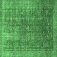 thumbnail image 1 of Ahgly Company Indoor Square Persian Emerald Green Bohemian Area Rugs, 8' Square, 1 of 4
