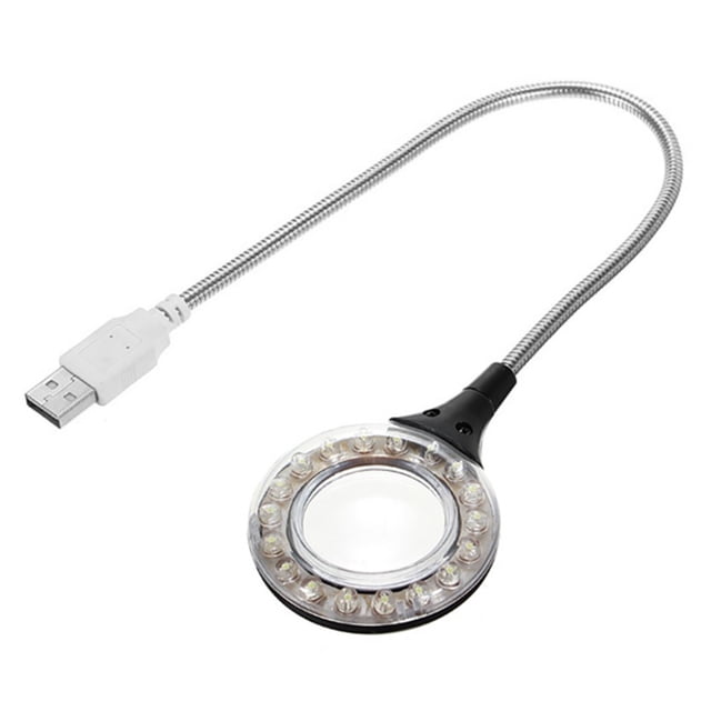 Bearachild Lámpara de con enchufe USB, luz LED portátil plegable libremente, luz de escritorio suave, ahorro de energía, protección ocular lejos de Iluminación y accesorios No.01 Bearachild HA003934-01