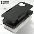thumbnail image 3 of Heavy Duty Shockproof Rugged Dual-Layer Cover for iPhone 15/14/13/12/11 Plus Pro Max, X/XS/XS Max/XR/8/7/6 Plus, 3 of 5