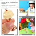 thumbnail image 5 of Gymnture 2 Mini Dollhouse Table Lamps 1:12 Scale Fairy Garden Accessory, 5 of 11