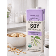 thumbnail image 4 of Trader Joe's Organic Non-Dairy SOY Beverage Unsweetened Vanilla 32fl oz 946ml (2 Cartons), 4 of 5