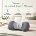 thumbnail image 3 of Memory Foam Lumbar Support Pillow, Ergonomic Lower Back Cushion for Back, 3 of 6