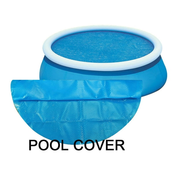 Solar Swimming Pool Cover Weatherproof Dust Cover Vinyl Round Tarpaulin For Family Garden Pools Swimming Pool Accessories 4 Ft Walmart Com Walmart Com