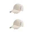thumbnail image 2 of fastboy Breathable Fabric Sweat-absorbing Cap With Rings For Comfortable Fit All Day Shows Ring Baseball Cap Hat Classic Khaki 2Set, 2 of 6