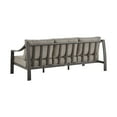thumbnail image 4 of Mongo 4 Piece Outdoor Patio Furniture Set in Dark Brown Aluminum with Cushions, 4 of 12