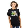 thumbnail image 3 of Inspirational Think Positive Saying Men's Graphic T Shirt Tees Brisco Brands S, 3 of 6