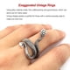 thumbnail image 3 of Qarigey Anillos Vintage chapado personalidad exagerada estereoscópico anillo de moda accesorios joyería para hombre verano diario Ropa, zapatos y accesorios Miscelánea Plata/Serpiente Qarigey AP010555-01, 3 of 6