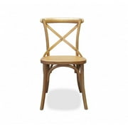 Urban Home Saloon Chair in Natural, Set of 2
