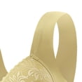 thumbnail image 5 of Purcolt Women's Floral Lace Front Closure Bra Wirefree Post-Surgery Bra Full Coverage Everyday Bra Comfortable Snap Closing Bras, 36-46BC, 5 of 5