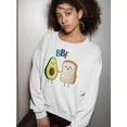 thumbnail image 2 of Toast And Avocado Bbf Sweatshirt Women -SPIdeals Designs, Female 4X-Large, 2 of 4