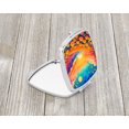 thumbnail image 2 of Colorful Marigolds Compact Mirror 2.75 in x 3 in, 2 of 4