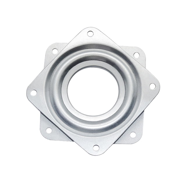 Riwesomey Tocadiscos de cuentas completas de plata para muebles, sofá y TV, mesas de ordenador, giratoria de ordenador, rodamientos gruesos Herramientas y ferretería
