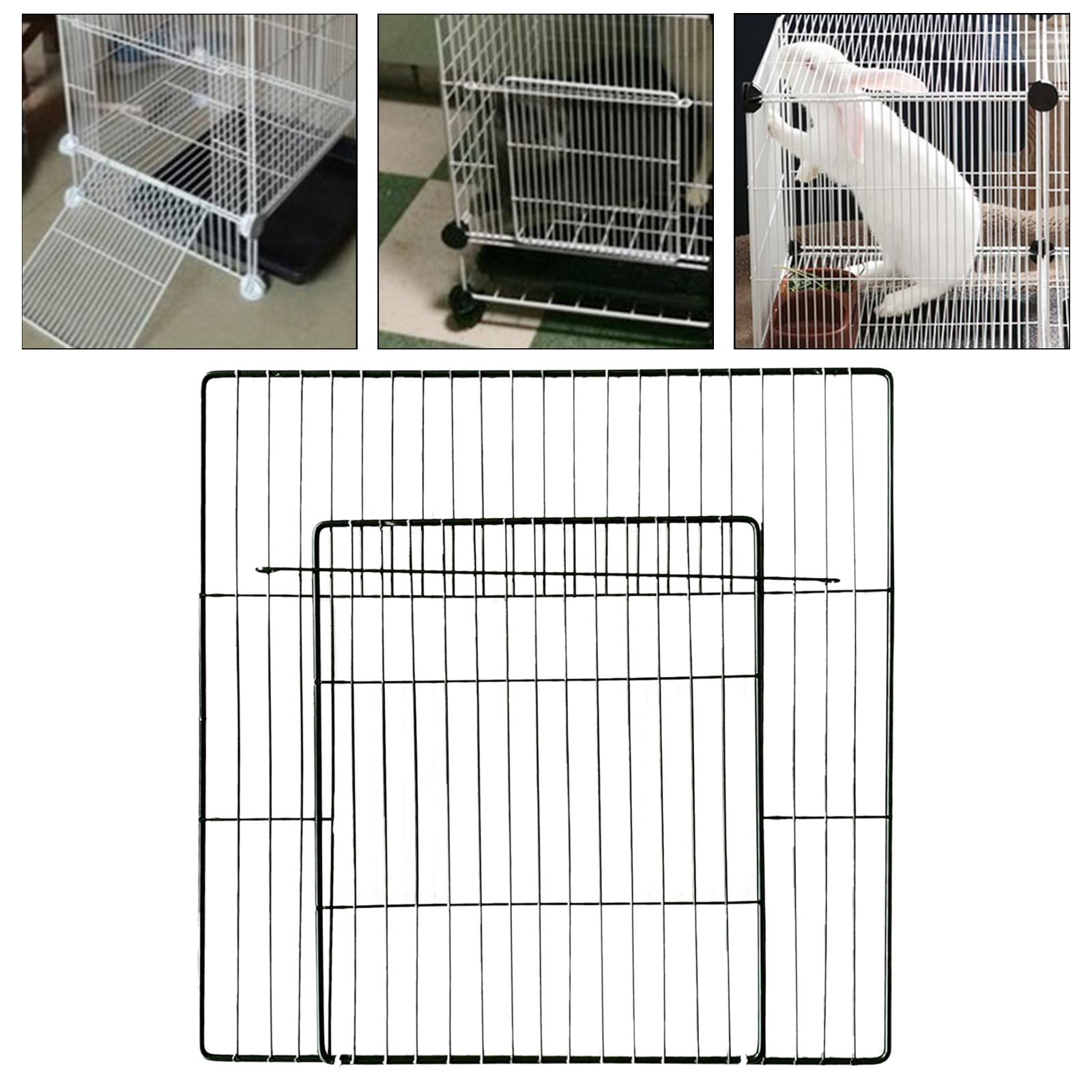 Door Cage Yard Rabbit Fence Expandable Small Animals Panel Dense Grid