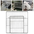 thumbnail image 3 of Portable Door Cage Iron Panel Expandable Rabbit Small Animals Dense Black Grid, 3 of 8