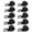 Black, variant on Mega Cargo Control 1" x 5' Endless Cam Buckle Lashing Straps, Adjustable Roof Rack, Bundling Tie Downs - 2- Pack, Blue