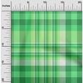 thumbnail image 2 of oneOone Rayon Green Fabric Plaid Dress Material Fabric Print Fabric By The Yard 56 Inch Wide, 2 of 4