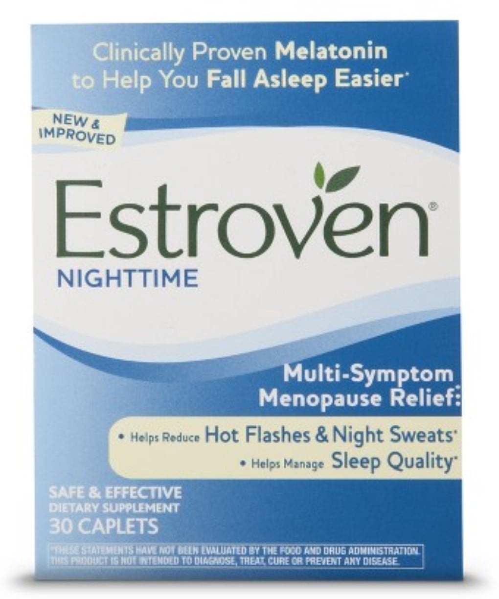 Estroven Nighttime Caplets, 30 ea (Pack of 3) Walmart