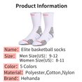 thumbnail image 6 of Hehanda Men's Casual Breathable Mid-Calf Sports Socks, 6 of 6