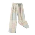 thumbnail image 5 of Halloween Pajama Pants Women with Pumpkin Pattern Long Sleep Pants | Stretch Elastic Waist Wide Leg Loungewear Cozy Spooky-Season Everyday Bottoms Camel L, 5 of 8