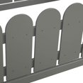 thumbnail image 6 of Harper & Bright Designs House Bed Twin Size Wood Bed Frame with Roof and Fence for Boys Girls, Grey, 6 of 7