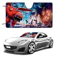 thumbnail image 1 of Baymax Gran Héroe Parasol para Parabrisas Delantero Protector Plegable, Visera Solar para Auto Bloquea Rayos UV Mantiene tu Vehículo Fresco140cm*76cm, 1 of 6