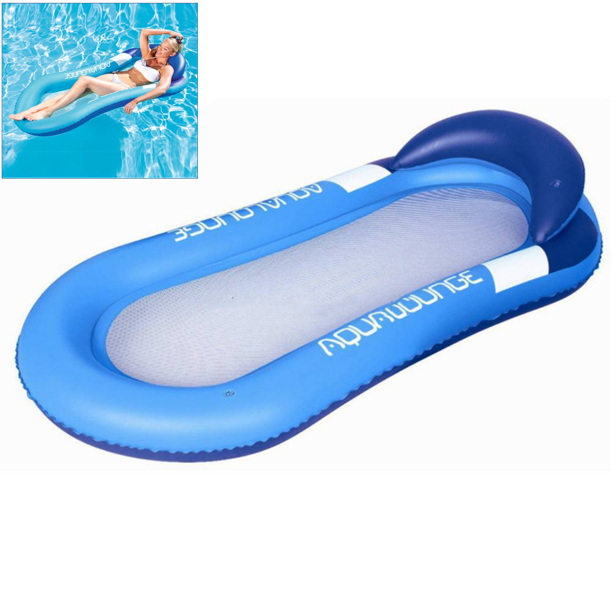 Sevenlady Inflatable Pool Float, Swimming Pool Floating Hammock, PVC