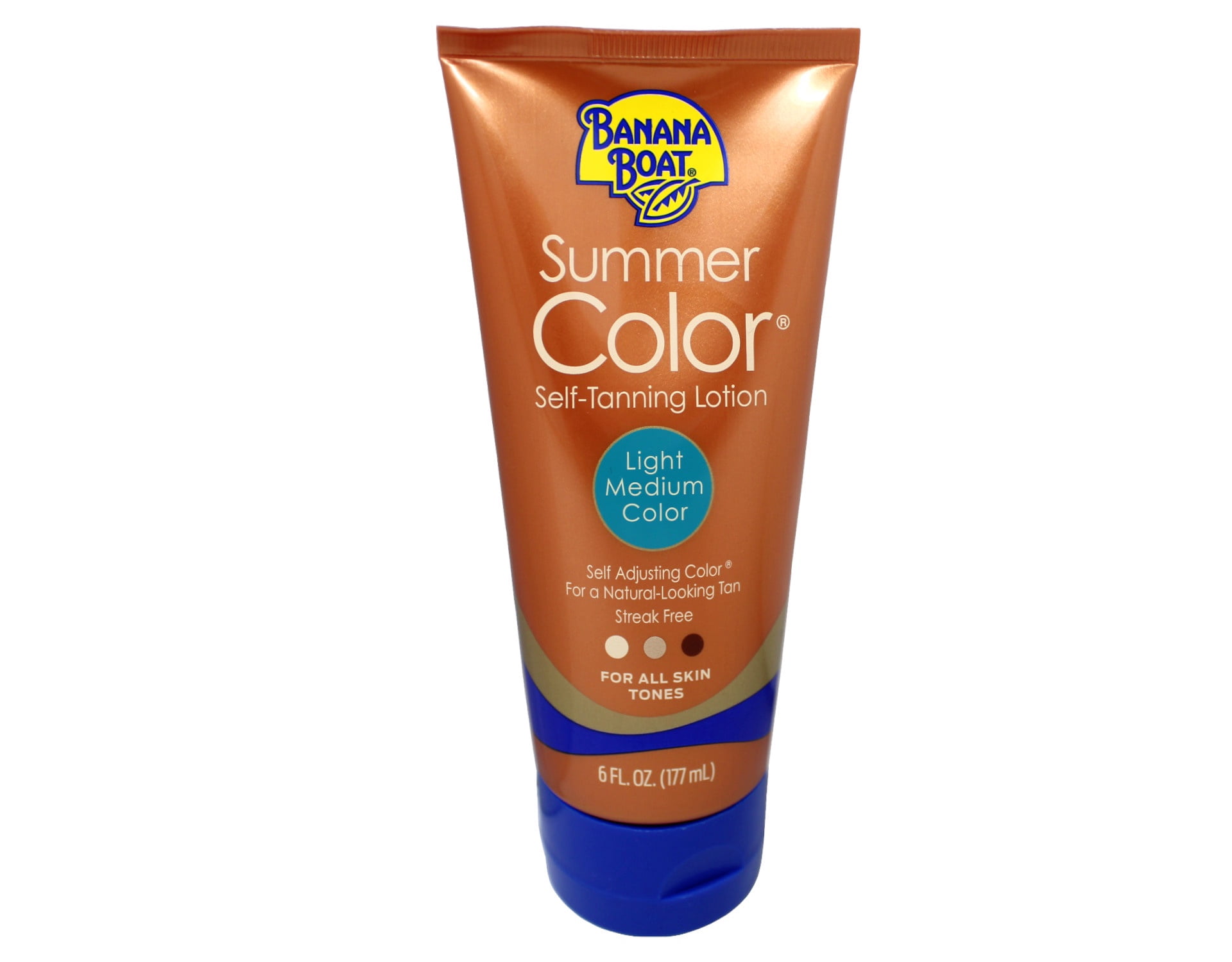 Banana Boat Self-Tanning Lotion, Light/Medium Summer Color For All Skin Tones - 6 Ounce (Pack Of 3) - Pack Of 1
