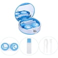 thumbnail image 3 of Contact Lens Case Box Holder Container Portable Soak Storage Kit with Mirror, 3 of 5