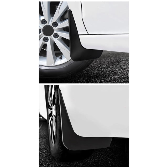 4 Piezas Guardabarros de Coche Reemplazo de Guardabarros Fácil Instalación Sin Perforaciones Rueda Delantera Trasera Accesorios de Coche Repuestos Gua