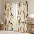 thumbnail image 2 of Homewish Country Mallard Duck Black Out Curtains,Rustic Plant Curtains Pack of 2 (42x63 Each),Western Farmhouse Bedroom Curtains For Teens,Super Cozy Room Decor, 2 of 6