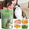 thumbnail image 2 of 6x Cat Grass Teeth Grinding Stick Pet Snacks Hairball Removal New Cleaning U8K3, 2 of 8