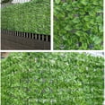 thumbnail image 3 of Simulación de valla de hojas verdes, valla artificial, planta artificial, balcón, valla de plástico, enredadera de montaña verde, pared exterior, bloqueo, 3 of 5