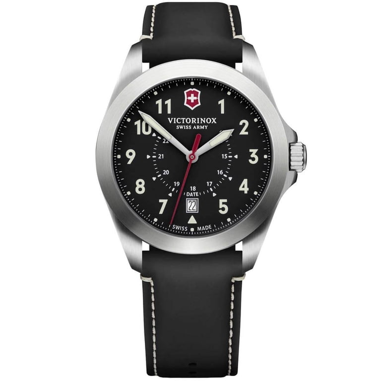 Victorinox Swiss Army 241963 Men's Heritage Black Dial Strap Watch
