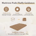 thumbnail image 4 of Vccoem Cooling Mattress Topper Full Black, Extra Thick Quilted Mattress Pad, Deep Pocket Fit, Breathable Plush Bed Topper, Hypoallergenic, 4 of 11