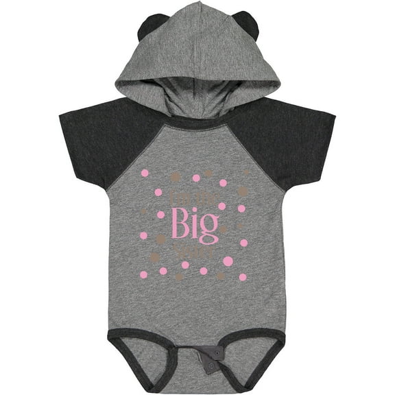 Inktastic I'm The Big Sister. Girls Baby Bodysuit