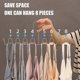thumbnail image 3 of Space Saving Hangers Multifunctional Coat Hangers Wavy Clothes Hanger Wave Hanger Cami Space Saving For Towel Tanks Tops Strap, 3 of 5