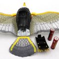 thumbnail image 5 of Águila en vuelo electrónica, pájaro colgante luminoso con música, repelente de plagas, decoración de jardín JM, 5 of 5