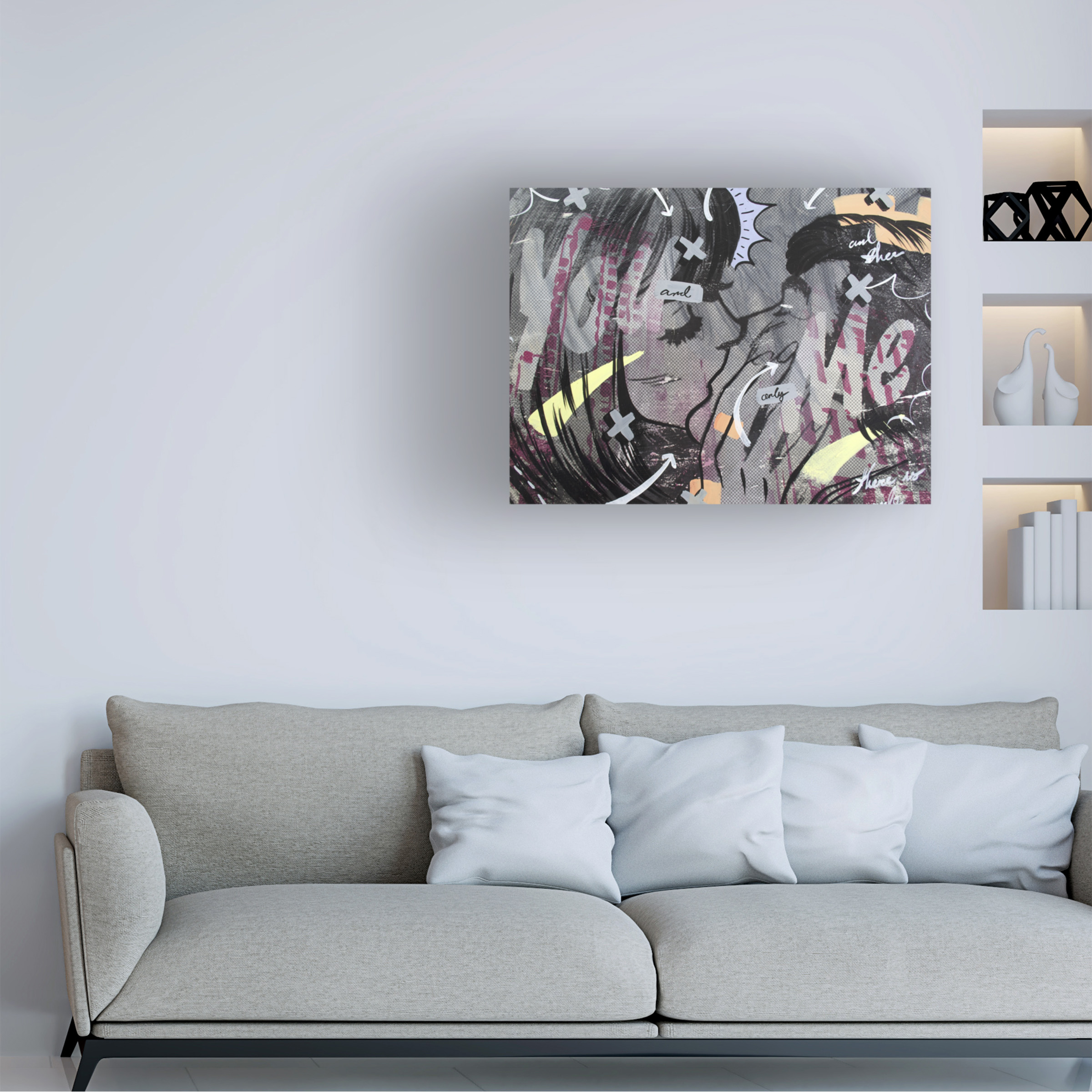 Dan Monteavaro 'And Only' Canvas Art
