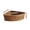 9.6″ × 3.3″, variant on YAFABRO 1 Piece Fan‑Shaped Corner Storage Basket, Triangular Plastic Wicker Organizer for Closet, Wall Corner, Arched Half‑Round Bin for Awkward Spaces – Farmhouse