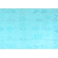 thumbnail image 1 of Ahgly Company Indoor Rectangle Oriental Light Blue Traditional Area Rugs, 2' x 3', 1 of 4