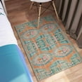 thumbnail image 6 of Orange Rugs, Colorful Rugs, Turquoise Rug, Vintage Style Rug, Turkish Rug, 3D Printeds Rug, Decorative Rug, Large Rug, Colorful Rug, 2.6'x4' - 80x120 cm, 6 of 8