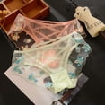 thumbnail image 3 of Ropa interior de encaje bordado para mujer, bragas sexys de malla fina con cinturón cruzado bordado, ropa interior para mujer, 3 of 6