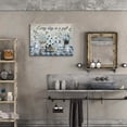 thumbnail image 7 of Rustic Floral Canvas Wall Art - Farmhouse Inspirational Quote Print, Hummingbird Flower Decor for Bathroom, Living Room & Bedroom, 7 of 7