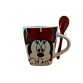 thumbnail image 3 of Disney 9 oz Minnie Mouse White Ceramic Spoon Mug, 3 of 5