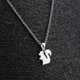 thumbnail image 4 of Fashion Girls Cute Squirrel Pendant Silver Necklace Women Jewelry Accessory, 4 of 5