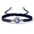 thumbnail image 1 of Evil Eye Braided Bracelet Lucky Red Black Color Thread Couple Chain Handmade, 1 of 1