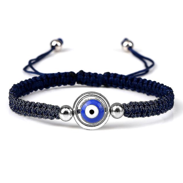 Evil Eye Braided Bracelet Lucky Red Black Color Thread Couple Chain Handmade