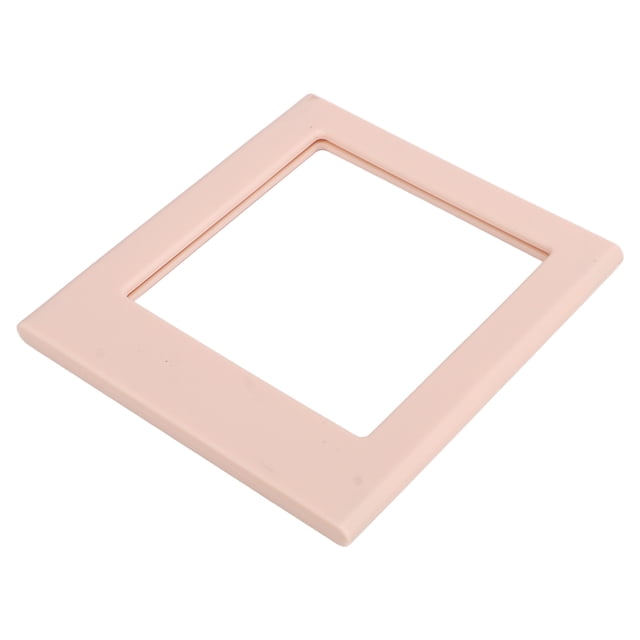 Magnetic Pocket Picture Frame, Double Sided Magnet Photo Frame, Magnetic Fridge Frames, for Square with Border Signing, 2.8x3.4in Photos