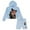 Light Blue, variant on Girls Nickelodeon That Girl Lay Lay Pullover Hoodie and Shorts Clothing Set - Little and Big Girl Sizes 4-16